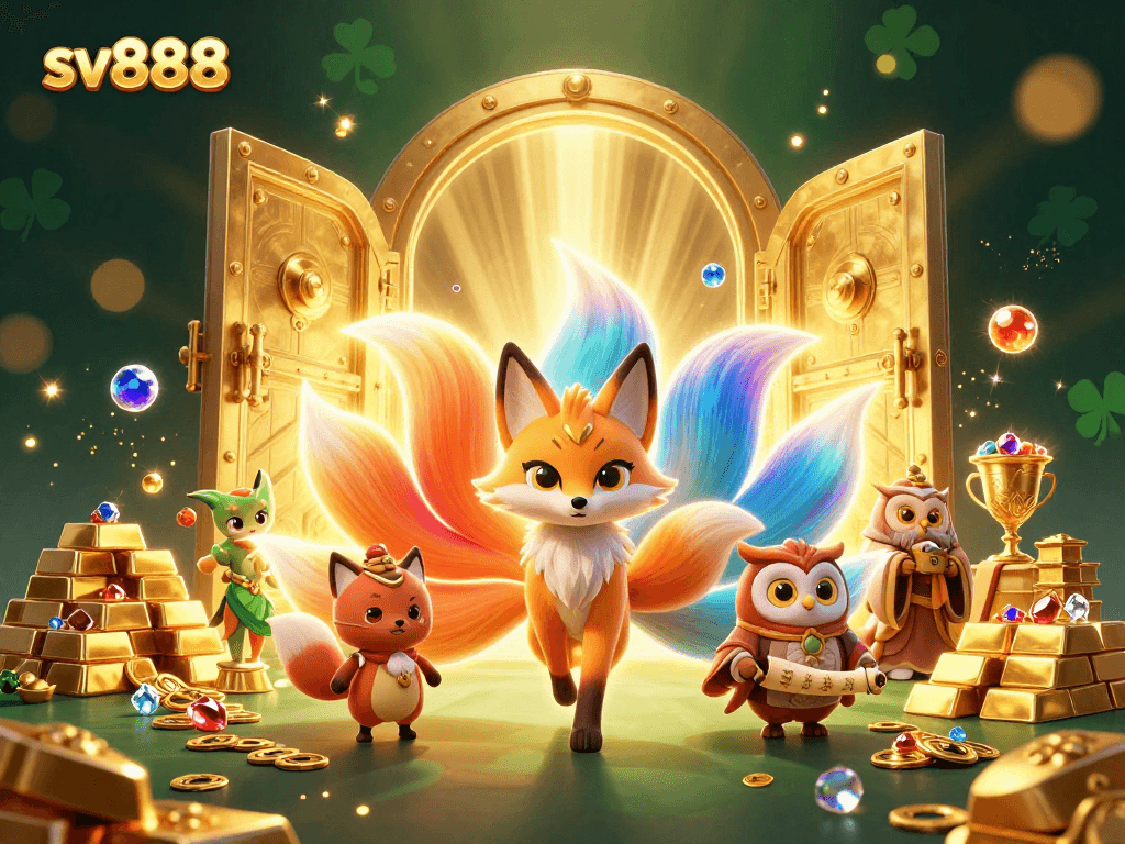 Experience vibrant wins with sv888 in a captivating 3D casino realm filled with treasures.