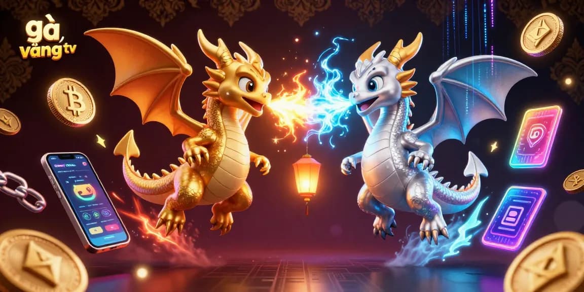 Experience thrilling gameplay with gà vàng tv in this vibrant fantasy illustration.