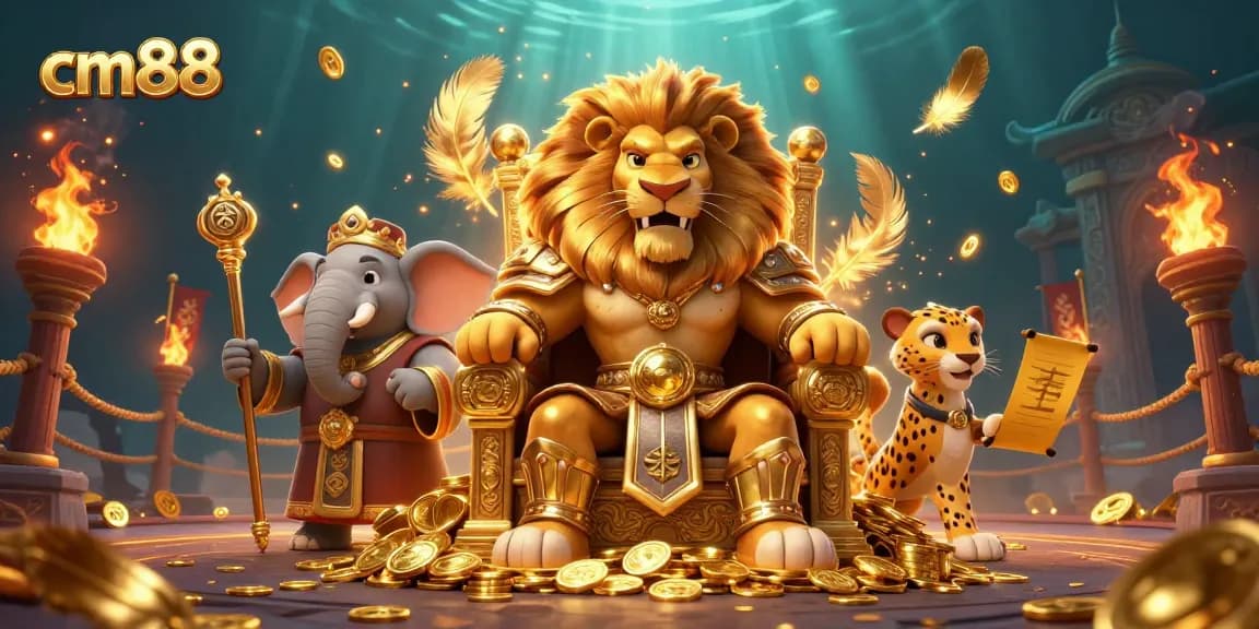 Experience thrilling gaming at cm88 with vibrant characters and rich casino atmosphere.