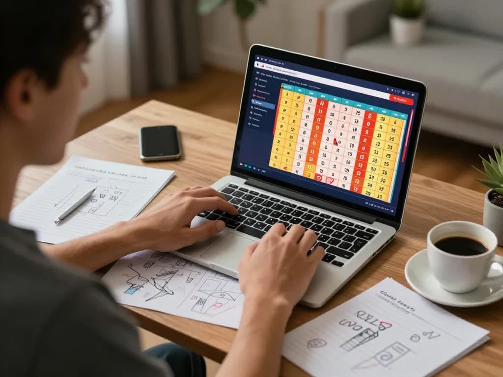 Engaged in online lô đề gaming, showcasing modern betting strategies and a cozy atmosphere.