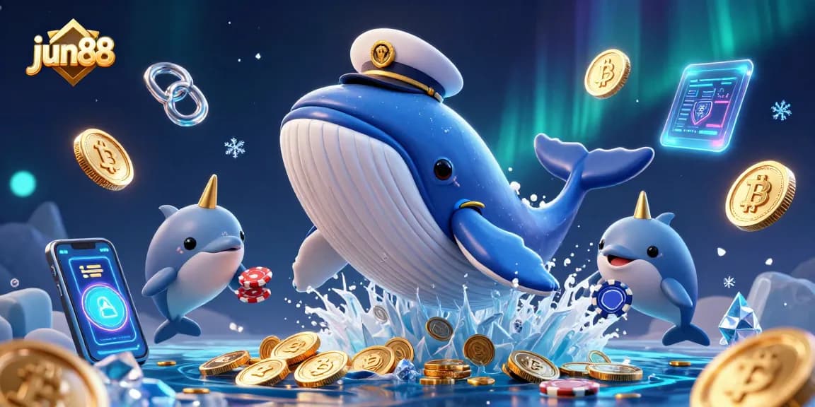 Engage in thrilling gaming experiences at jun88 with playful dolphins and a stunning sea of coins.