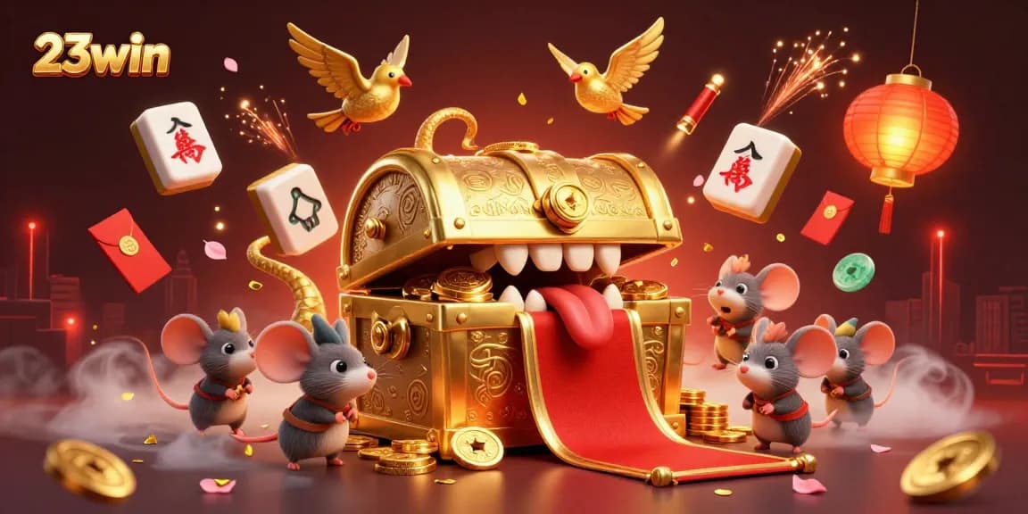 Experience the allure of 23win with treasure and vibrant gaming elements for thrilling wins.