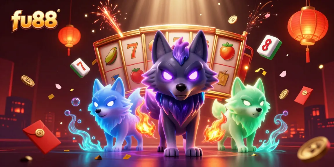 Experience thrilling gaming at fu88 with an energetic casino scene featuring dynamic slot elements.