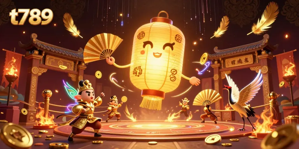 T789 brings thrilling casino entertainment to life with vibrant 3D illustrations of immersive game elements and characters.