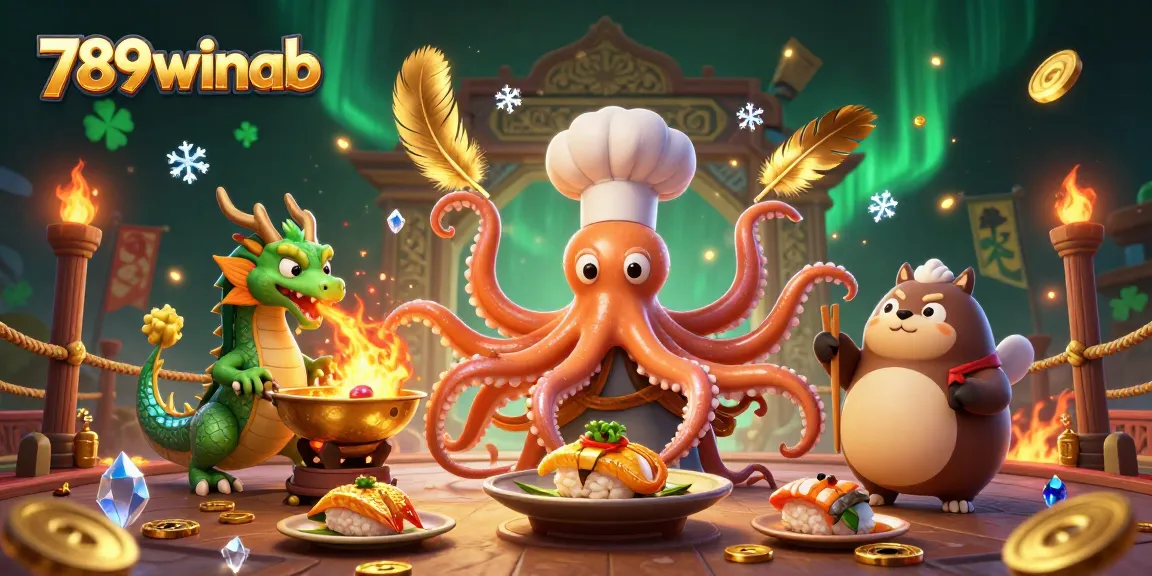 Catch the excitement at 789winab with a vivid 3D illustration of vibrant gambling scenarios.