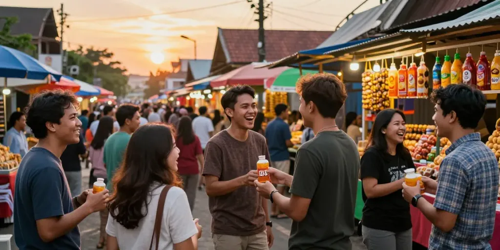 Rokok88: suasana hangat pertemuan sosial di Indonesia dengan teman-teman.