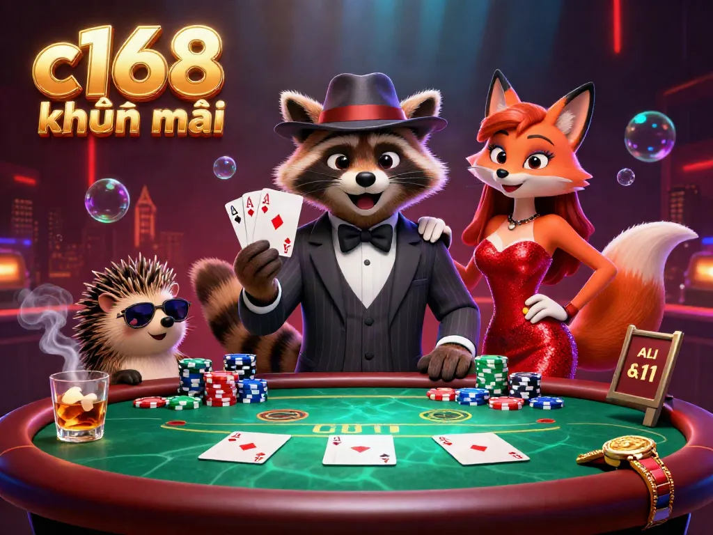 Experience the excitement of c168 khuyến mãi with a royal flush and vibrant casino elements in this dynamic illustration.