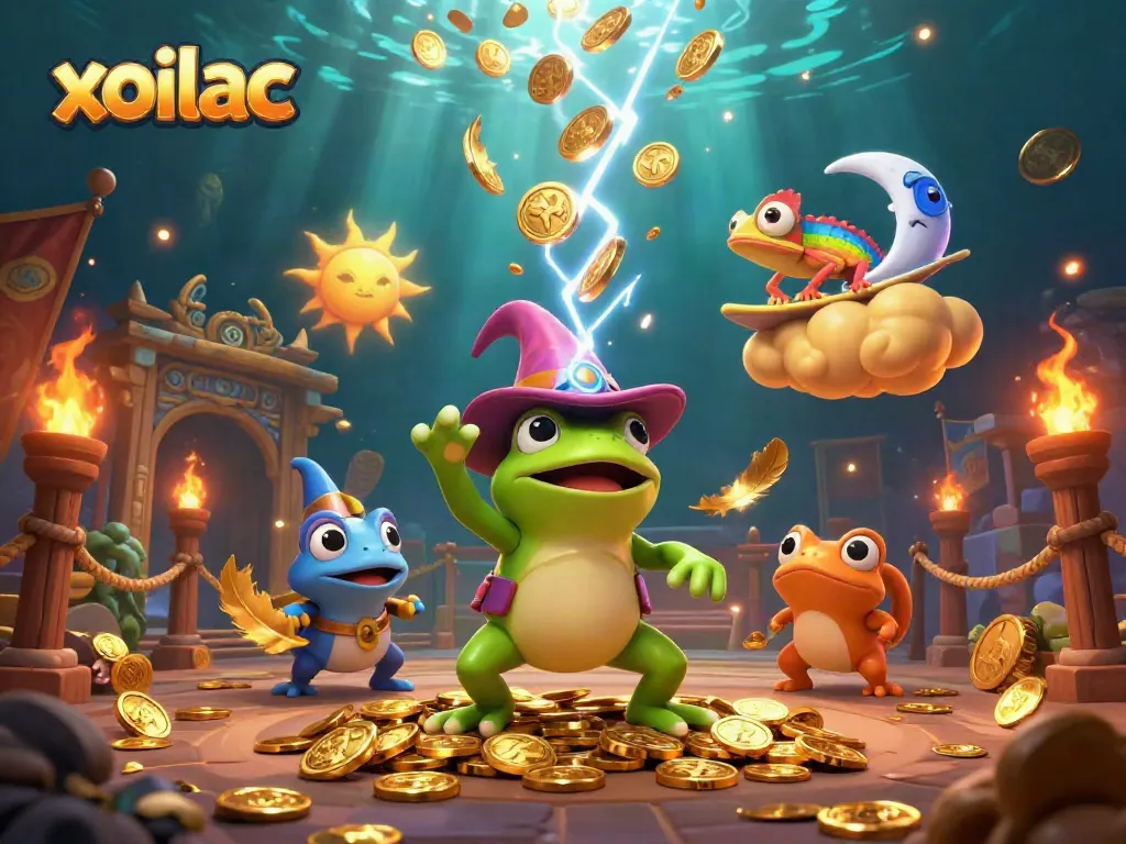 Experience excitement with xoilac's thrilling blend of golden coins and magical creatures.