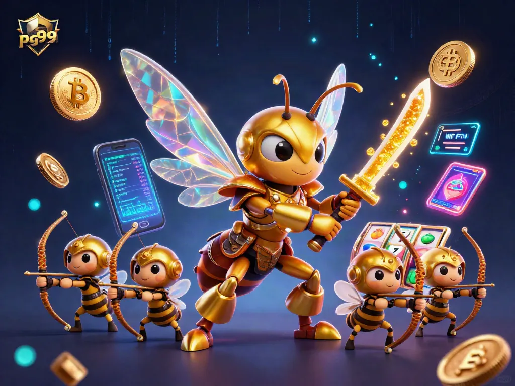 Engage with pg99's vibrant 3D casino adventure showcasing thrilling slot elements and crypto themes.