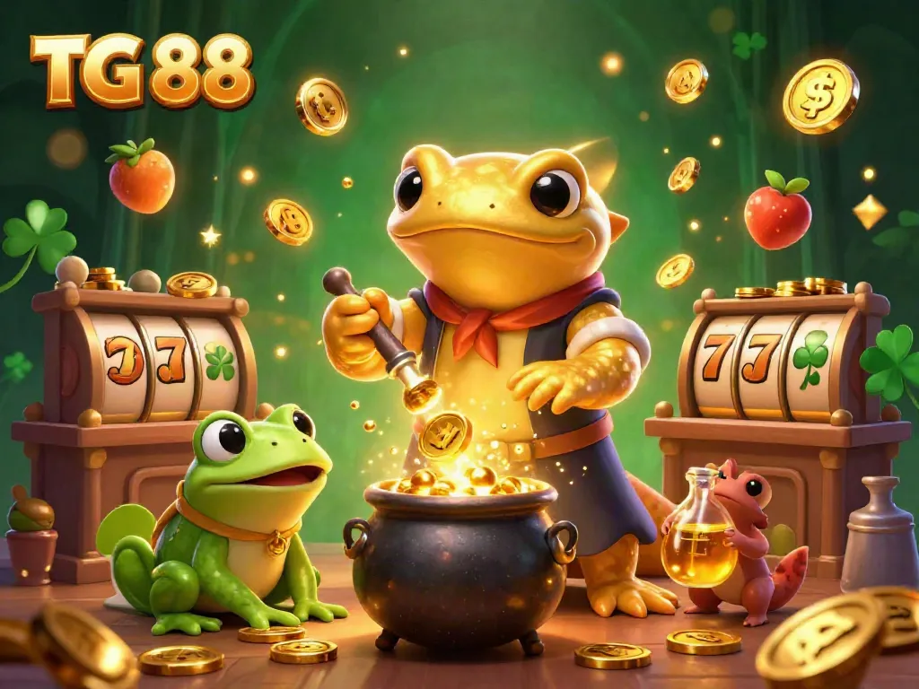 Experience thrilling gaming adventures with TG 88, showcasing epic jackpot moments and golden treasures.