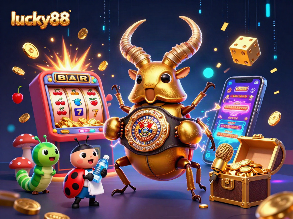 Experience thrilling gameplay with lucky88 as the vibrant jackpot bursts forth amidst electrifying action.